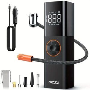 ZGZUXOTire Inflator Portable Air Compressor DC 12V for Car Bicycle 150PSI